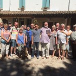 Happy people with Lauren Vives at Domaine Mayrac