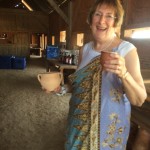 Jennifer chanelling her inner Roman woman!